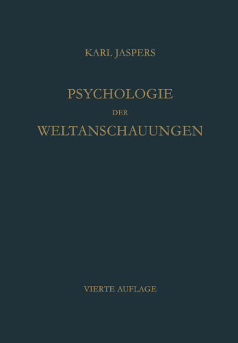 Psychologie der Weltanschauungen