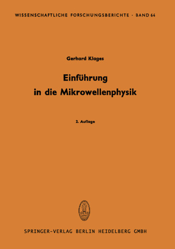 Einführung in die Mikrowellenphysik