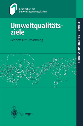 Umweltqualitätsziele: Schritte zur Umsetzung