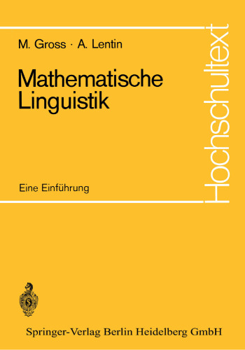 Mathematische Linguistik: Eine Einführung