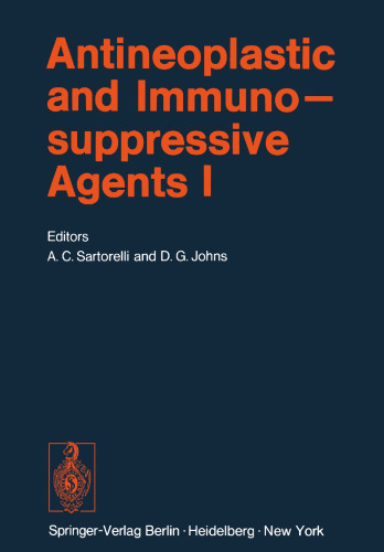 Antineoplastic and Immunosuppressive Agents Part I