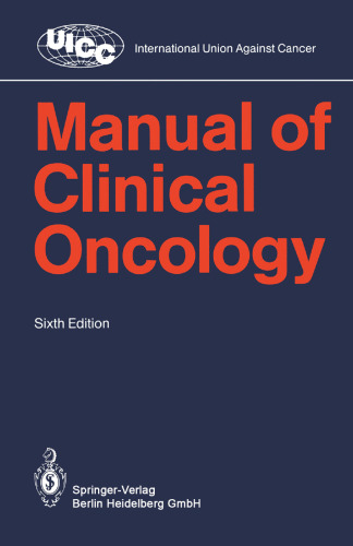 Manual of Clinical Oncology