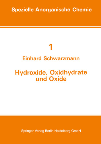 Hydroxide, Oxidhydrate und Oxide: Neue Entwicklungen