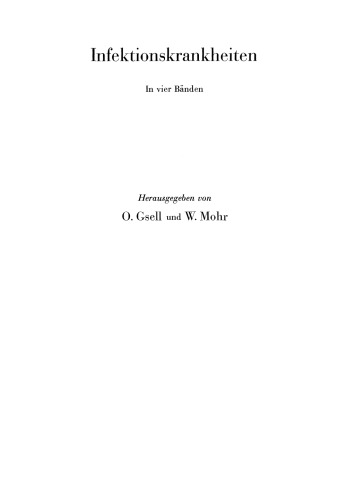 Rickettsiosen und Protozoenkrankheiten