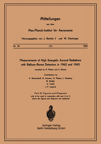 Measurements of High Energetic Auroral Radiations with Balloon-Borne Detectors in 1962 and 1963