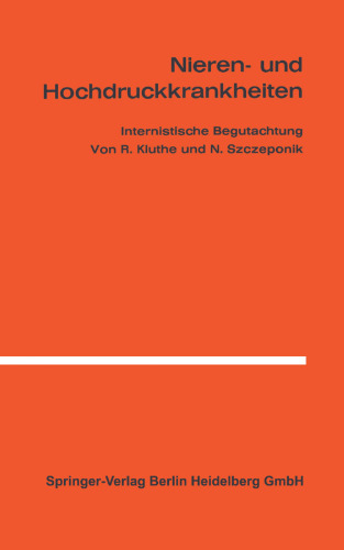 Nieren- und Hochdruckkrankheiten