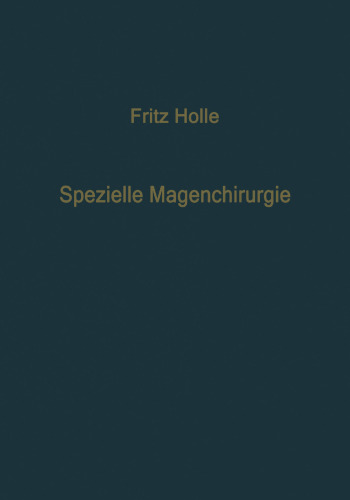 Spezielle Magenchirurgie