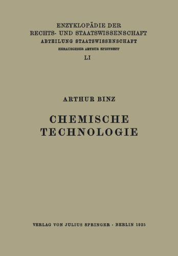Chemische Technologie