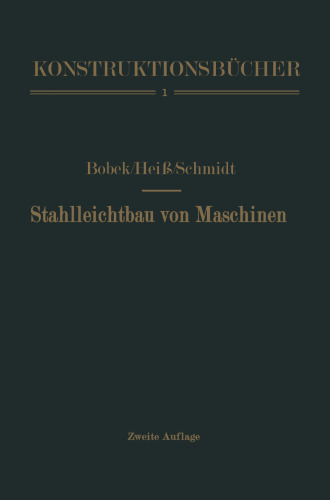 Stahlleichtbau von Maschinen