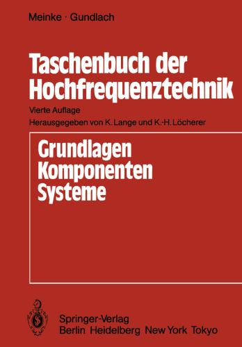 Taschenbuch der Hochfrequenztechnik