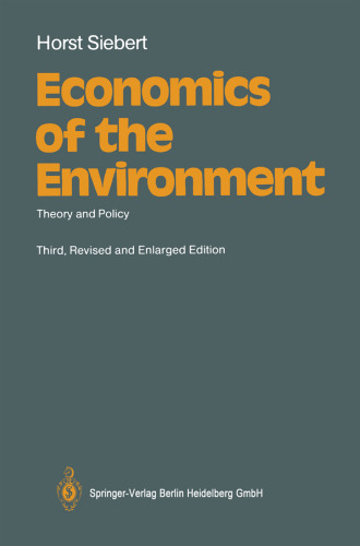 Economics of the Environment: Theory and Policy