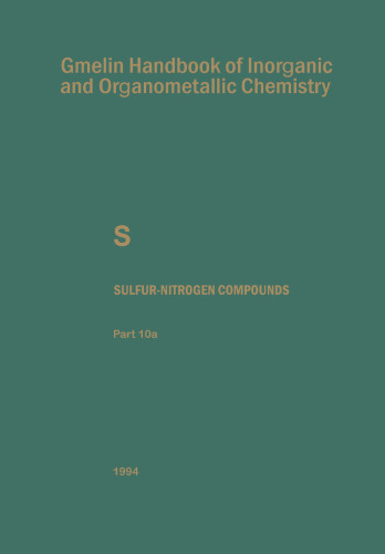 Sulfur-Nitrogen Compounds: Compounds with Sulfur of Oxidation Number II