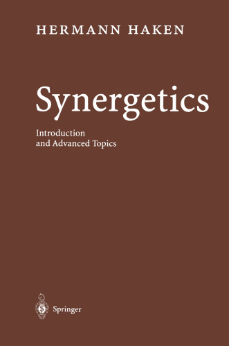 Synergetics: Introduction and Advanced Topics