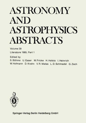 Literature 1985, Part 1