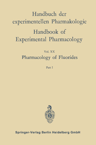 Pharmacology of fluorides: Part 1