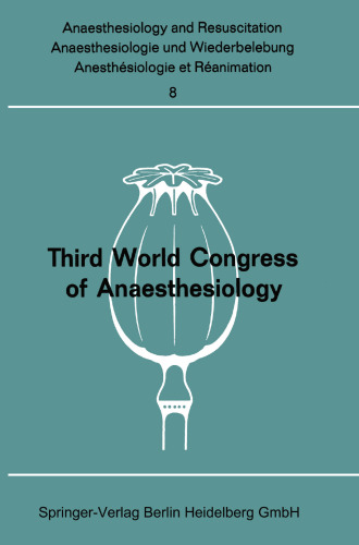 Panel Discussions: Third World Congress of Anaesthesiology São Paulo, Brazil · September 1964