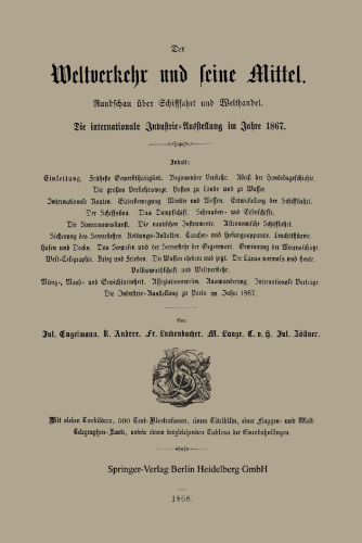 Der Weltverkehr und seine Mittel