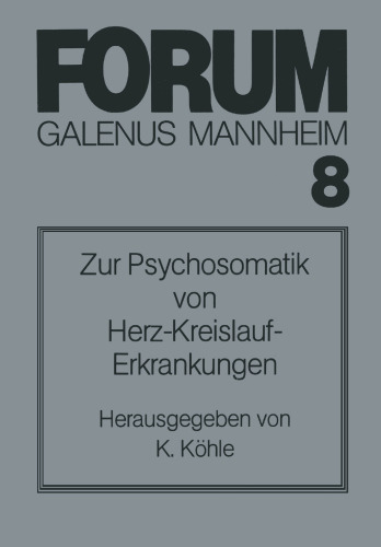 Zur Psychosomatik von Herz-Kreislauf-Erkrankungen