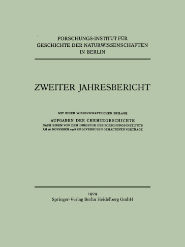 Zweiter Jahresbericht