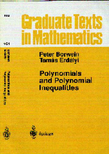 Polynomials And Polynomial Inequalities