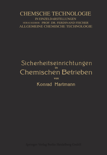 Sicherheitseinrichtungen in Chemischen Betrieben