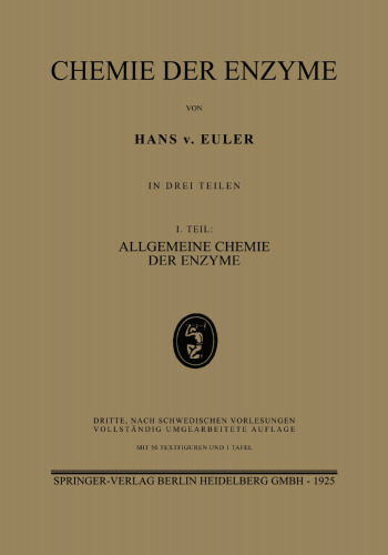 Chemie der Enzyme