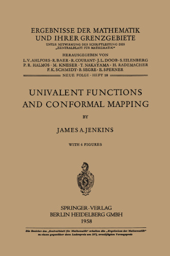 Univalent Functions and Conformal Mapping
