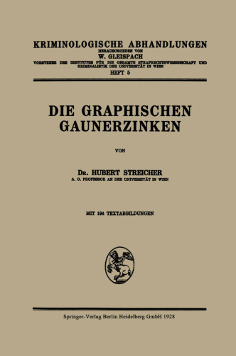 Die Graphischen Gaunerzinken