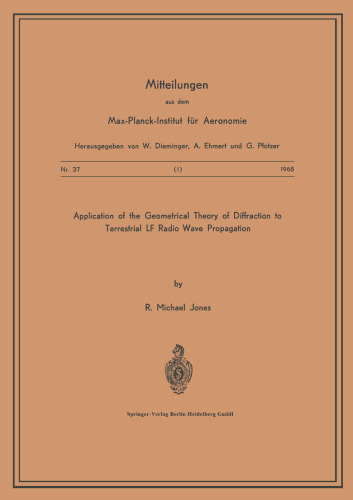 Application of the Geometrical Theory of Diffraction to Terrestrial LF Radio Wave Propagation