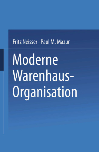 Moderne Warenhaus-Organisation