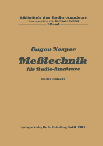 Meßtechnik für Radio-Amateure
