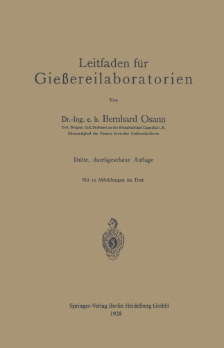 Leitfaden für Gießereilaboratorien
