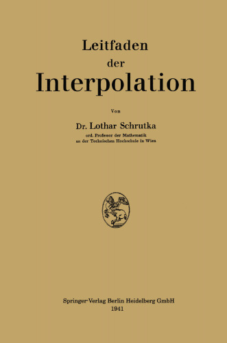 Leitfaden der Interpolation