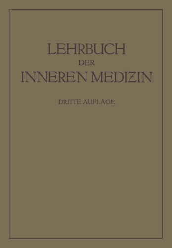 Lehrbuch der Inneren Medizin