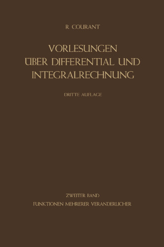 Funktionen Mehrerer Veränderlicher