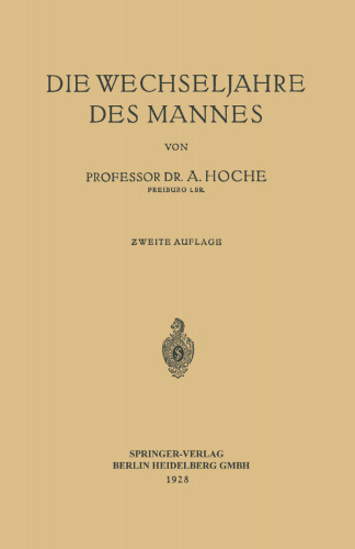 Die Wechseljahre des Mannes