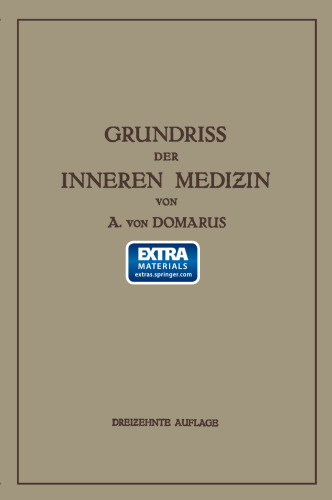 Grundriss der Inneren Medizin