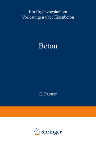 Beton: Anregungen zur Verbesserung des Materials