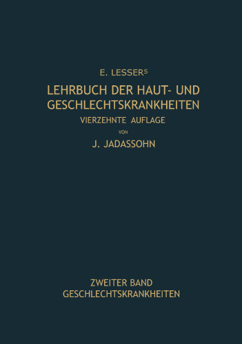 Lehrbuch der Haut- und Geschlechtskrankheiten