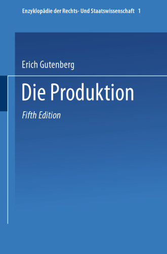 Grundlagen der Betriebswirtschaftslehre