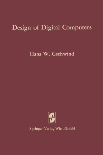 Design of Digital Computers: An Introduction