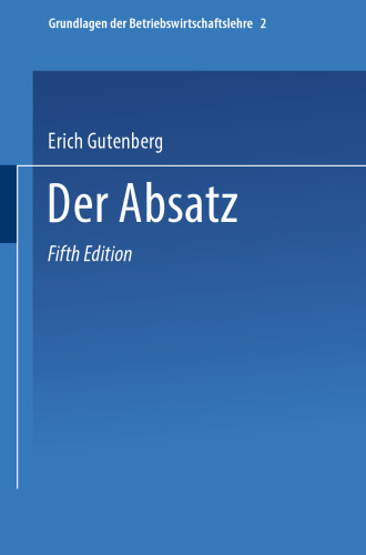 Der Absatz