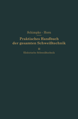 Elektrische Schweißtechnik