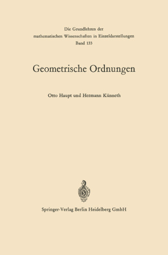 Geometrische Ordnungen