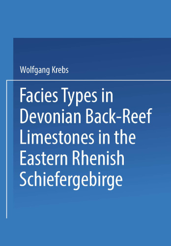 Facies Types in Devonian Back-Reef Limestones in the Eastern Rhenish Schiefergebirge