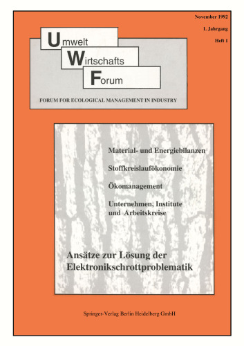 Umwelt Wirtschafts Forum