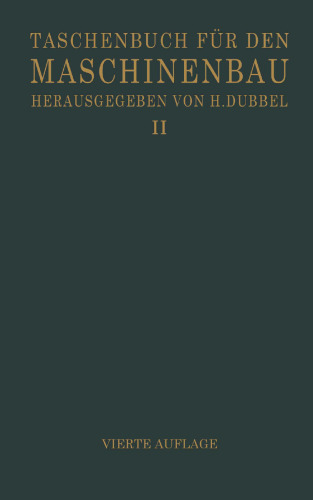 Taschenbuch für den Maschinenbau