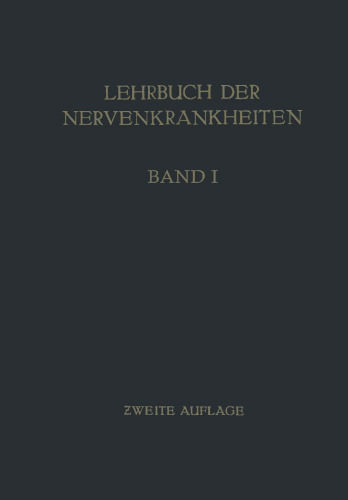 Lehrbuch der Nervenkrankheiten