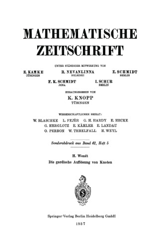 Die gordische Auflösung von Knoten