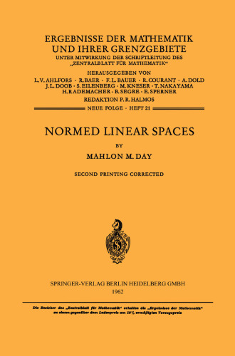 Normed Linear Spaces
